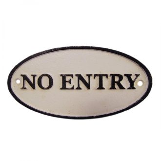 NO ENTRY tábla