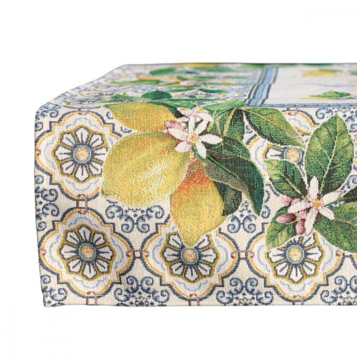 CAPRI CITROMOS MEDITERRÁN ASZTALKÖZÉP 96X100 CM
