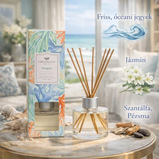 Greenleaf Seaspray Reed Diffuser – pálcás illatosító - 118 ml