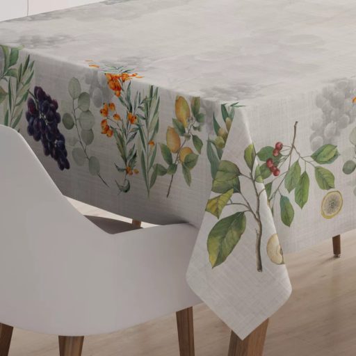 FRUTAS SZŐLŐ MINTÁS GYÜMÖLCSÖS 140X240 CM ASZTALTERÍTŐ