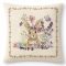 Nyuszi virágokkal díszpárna huzat