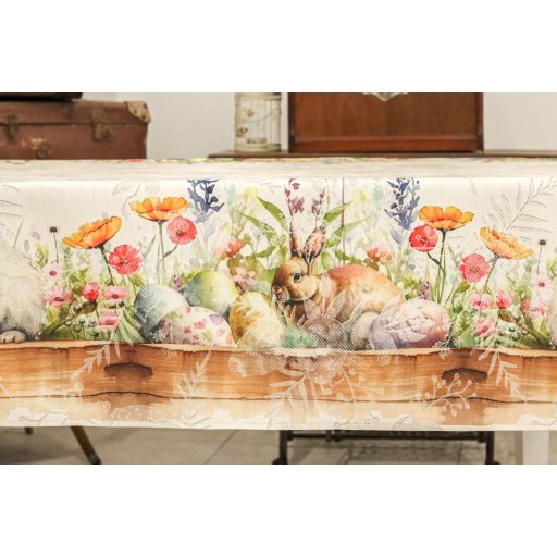 EASTER GARDEN NYUSZIS ASZTALTERÍTŐ, 137X240 CM