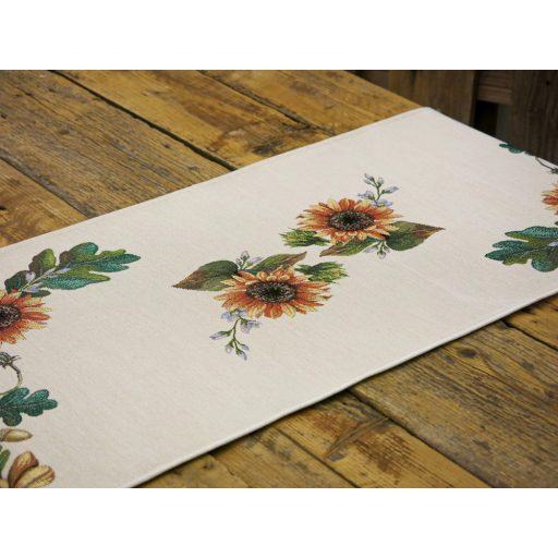 ŐSZI TÖK MINTÁS, NAPRAFORGÓS ASZTALI FUTÓ, 44X140 CM