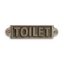 "TOILET" fém tábla