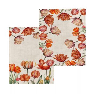 TULIP TULIPÁNOS, KÉT RÉSZES KONYHARUHA SZETT 40X60 CM
