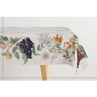   FRUTAS SZŐLŐ MINTÁS GYÜMÖLCSÖS 100X100 CM ASZTALTERÍTŐ