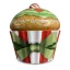 Óriás muffin sütis doboz, zöld mézeskalácsos