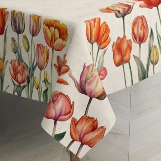 TULIP TULIPÁNOS 140X240 CM ASZTALTERÍTŐ