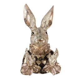 NYUSZI FIGURA 14X13X24 CM BEIGE, ARANY 
