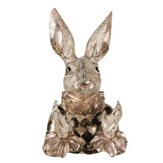 NYUSZI FIGURA 14X13X24 CM BEIGE, ARANY 