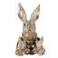 NYUSZI FIGURA 14X13X24 CM BEIGE, ARANY 