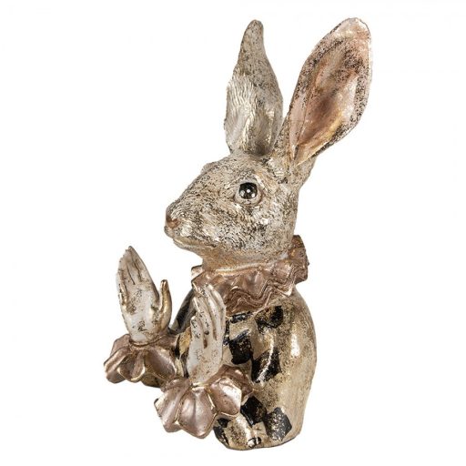 NYUSZI FIGURA 14X13X24 CM BEIGE, ARANY 
