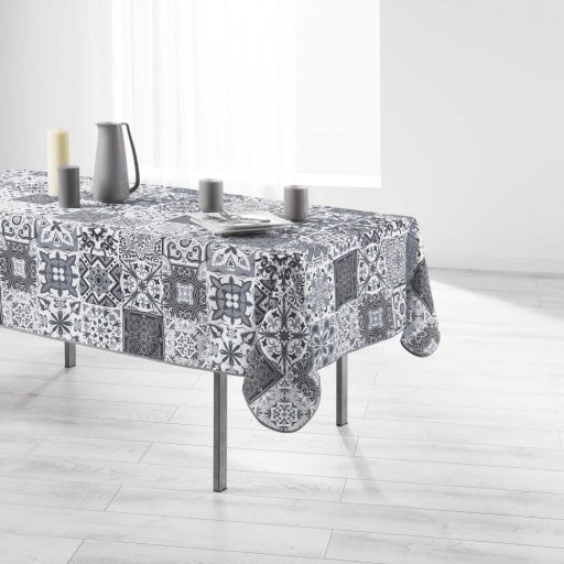 PORTUGÁL CSEMPEMINTÁS SZENNYTASZÍTÓ ASZTALTERÍTŐ, XL-ES, 150X240 CM