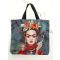FRIDA KAHLO, KISMAJMOS BEVÁSÁRLÓ TÁSKA, EZÜST LUREX