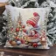 Manó az erdőben díszpárna huzat, arany lurex