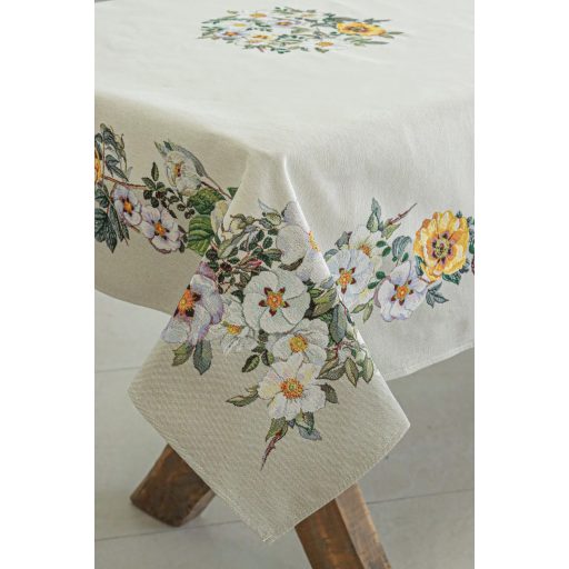 ÁRVÁCSKA VIRÁGOS ASZTALTERÍTŐ, L-ES, 137X180 CM