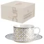 Pozzi Milano - Porcelán teáscsésze+alj 220ml dobozban, Charles