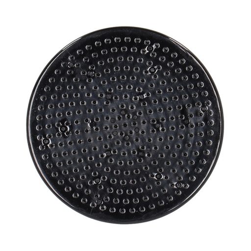 Műanyag öntapadós kenzan, fekete, 7 cm átmérőjű