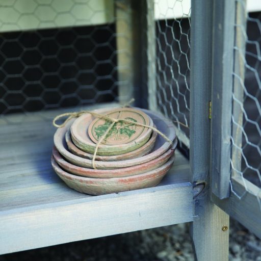 Terrakotta virágcserép alátét szett, 3 db-os