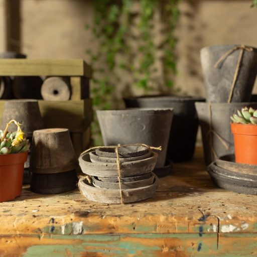 Terrakotta alátét szett, szürke, 3 db-os