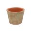 Terrakotta cserép, 9 cm átmérőjű