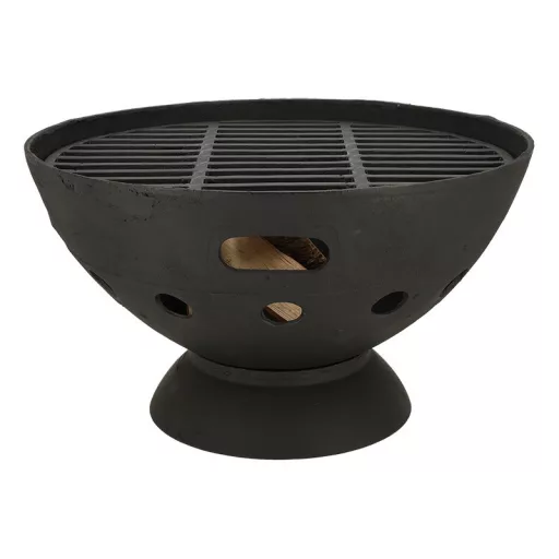 Öntöttvas grill sütő, ráccsal, 56 cm átmérőjű