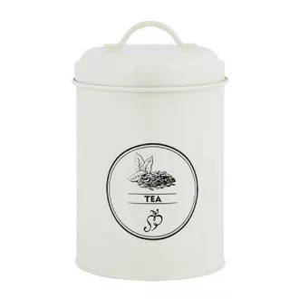 Teafűtartó fém doboz, 1,3 literes