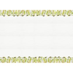 Mezei virág mintás papír asztalterítő, 220 x 135 cm