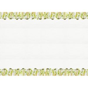 Mezei virág mintás papír asztalterítő, 220 x 135 cm