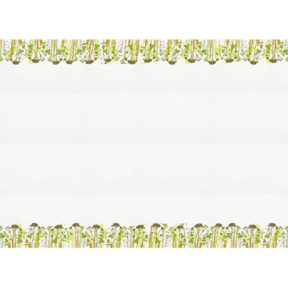 Mezei virág mintás papír asztalterítő, 220 x 135 cm