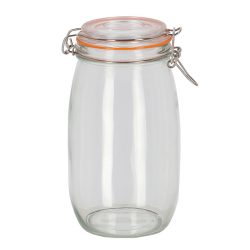 Csatos tároló üveg, 1,5 literes