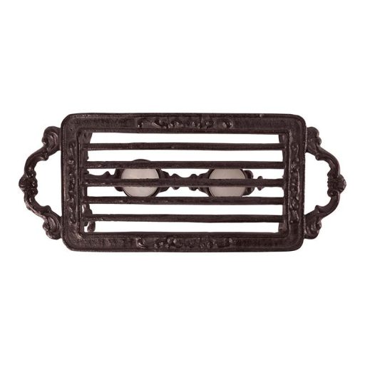 Öntöttvas teáskanna melegítő