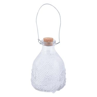 Buborék mintás üveg darázscsapda, 14 cm