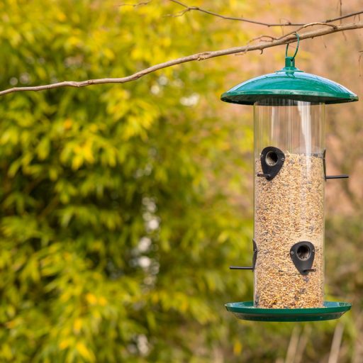 Felakasztható adagolós madáretető, 3,75 literes, 44 cm