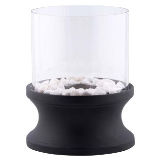   Bioethanol asztali kandalló, ívelt alakú, 20 cm átmérőjű