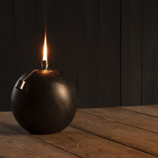 Terrazzo olajlámpa, 19 cm átmérőjű