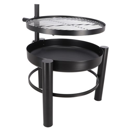 BBQ tűzrakó tál grillráccsal, 66 cm átmérőjű