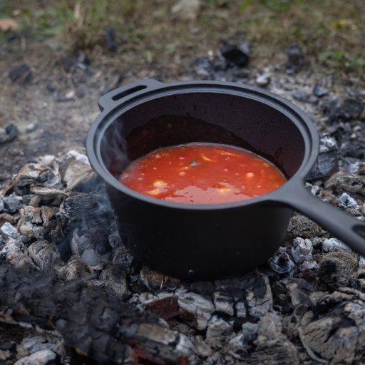 Öntöttvas holland fedeles edény, 31 x 19 cm