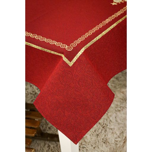 Glory karácsonyfás asztalterítő, 96x100 cm, arany lurex