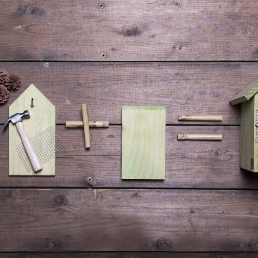 Összeszerelhető madárház gyerekeknek