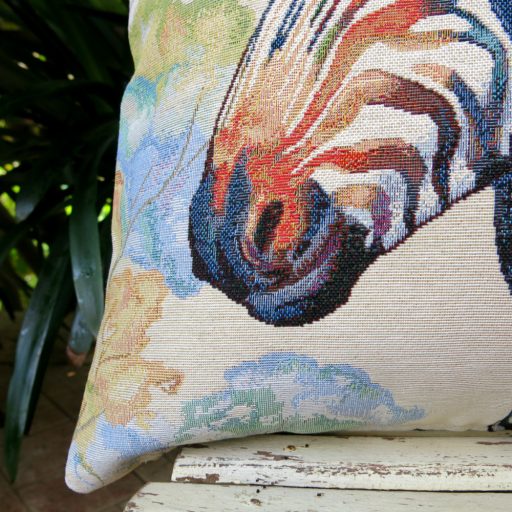 Zebrás díszpárna huzat