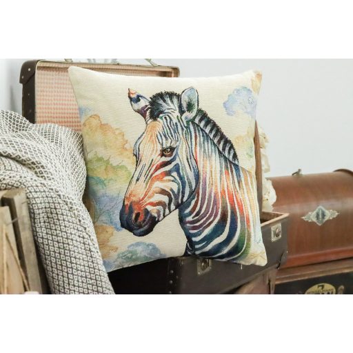 Zebrás díszpárna huzat