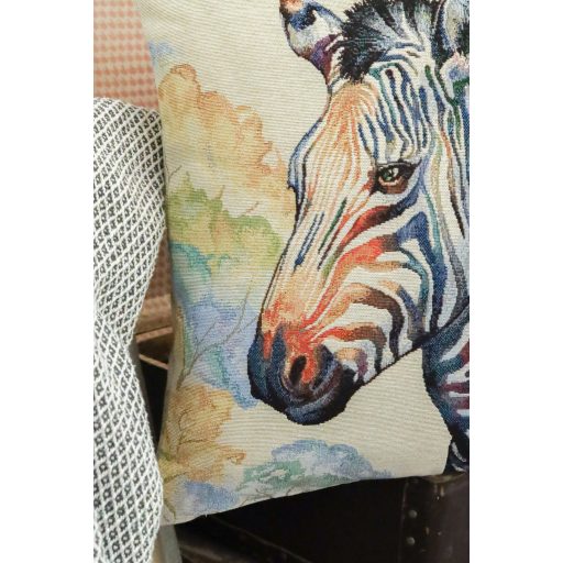 Zebrás díszpárna huzat
