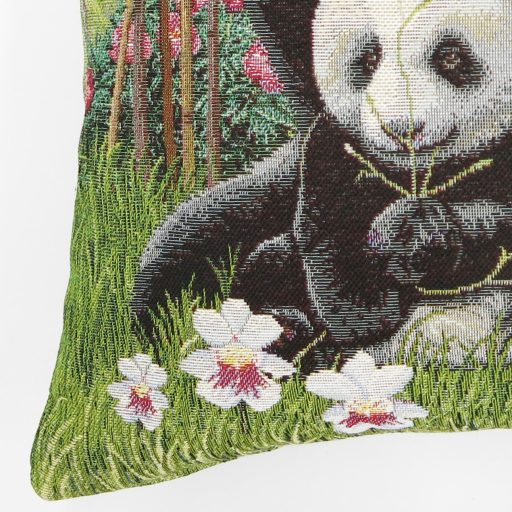 Panda macis, trópusi díszpárna huzat