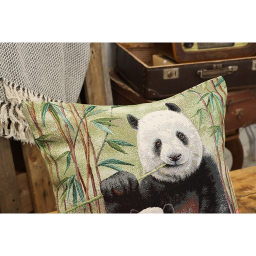 Panda macis, trópusi díszpárna huzat