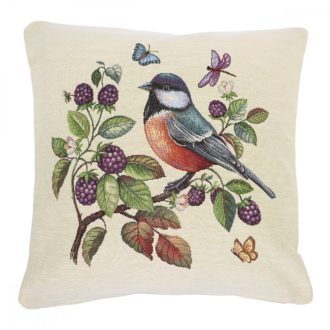 Kismadár szeder ágon díszpárna huzat