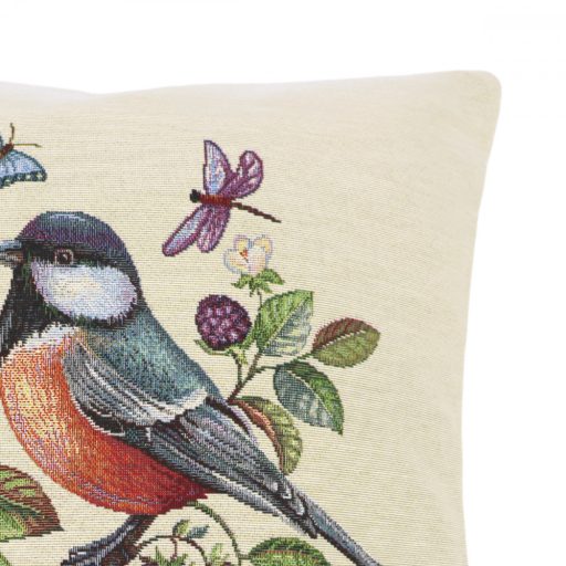 Kismadár szeder ágon díszpárna huzat