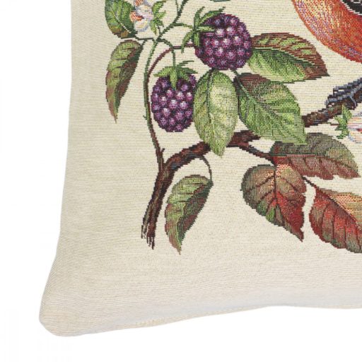 Kismadár szeder ágon díszpárna huzat