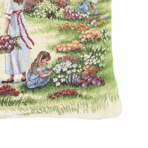 Kalapos hölgyek díszpárna huzat