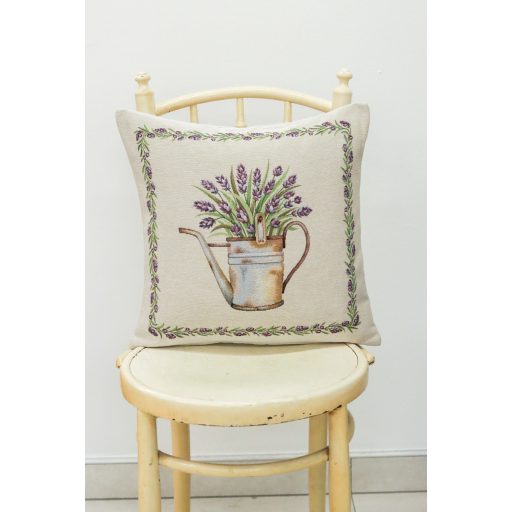Levendulás, kannás díszpárna huzat